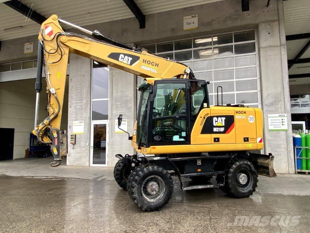 CAT M318F Klima Kamera OilQuick OQ70/55 TOP!!! حفارات بعجل