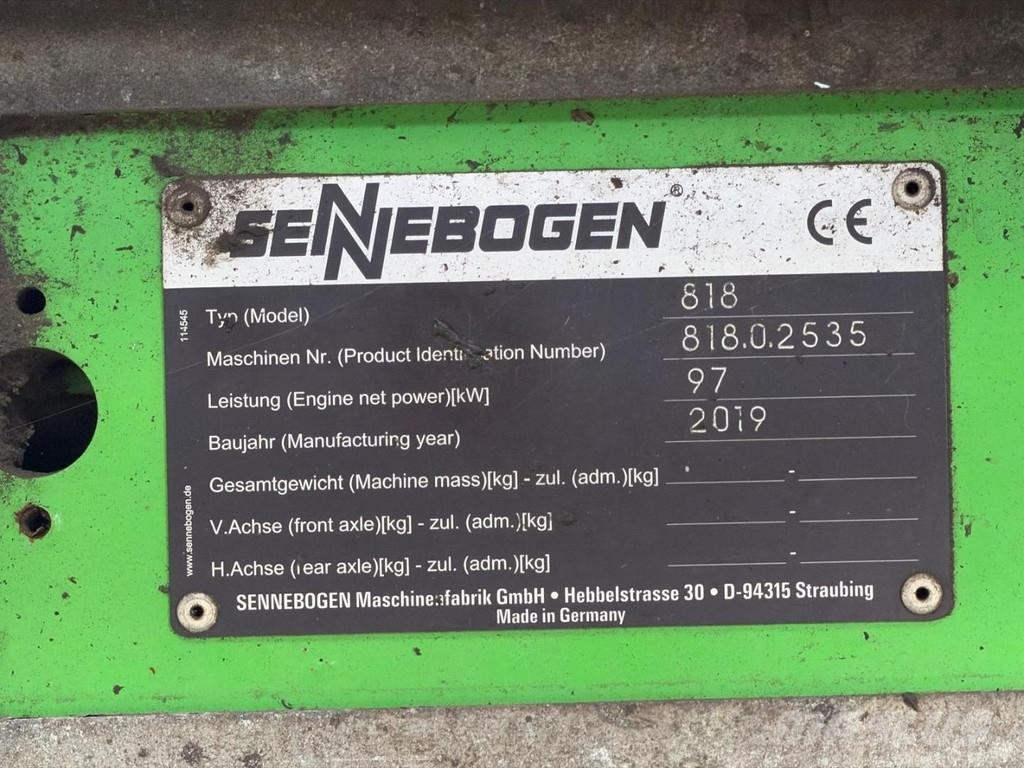 Sennebogen 818M E Hulladékkezelő gépek