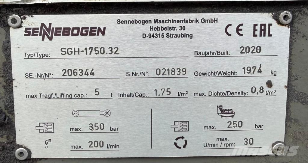 Sennebogen 730M E (8000 Hours) Manipuladores de resíduos / indústria