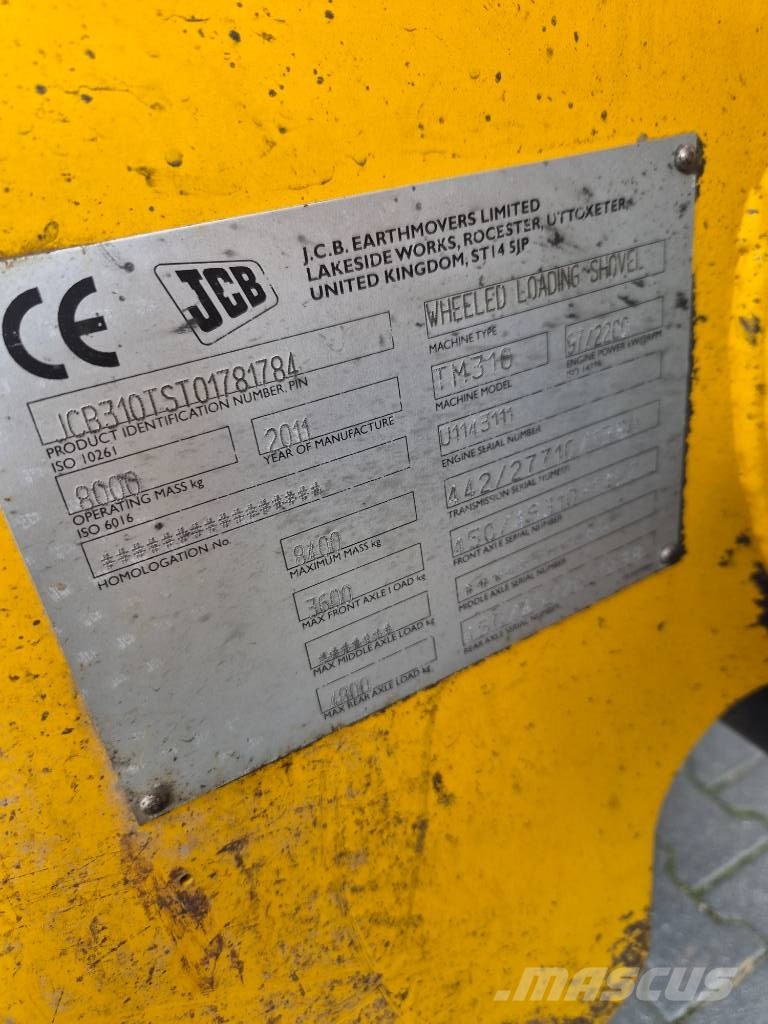 JCB TM 310 Teleskopické manipulátory