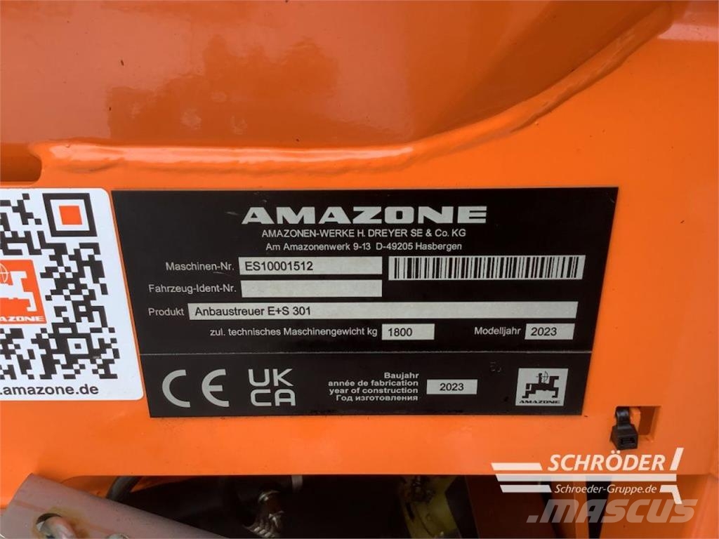 Amazone E+S 301 ORANGE Пескоразбрасыватели