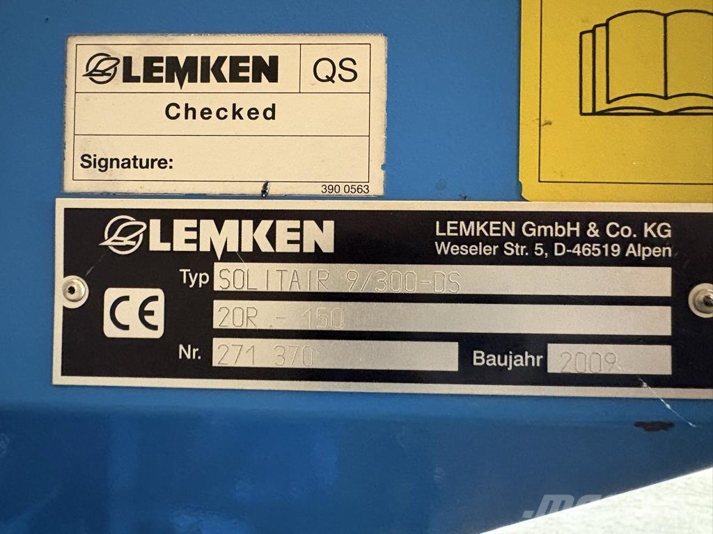 Lemken Solitair 9 Комбинированные сеялки
