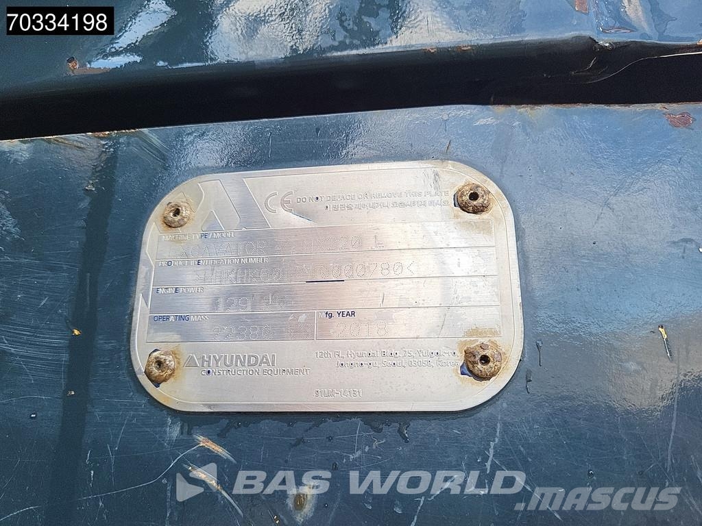 Hyundai HX220 L Bagri goseničarji