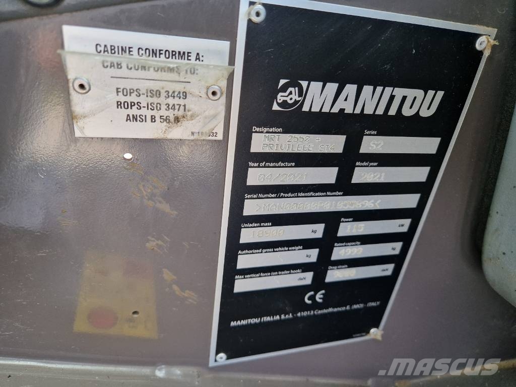 Manitou MRT 2550 M520 Τηλεσκοπικοί ανυψωτές