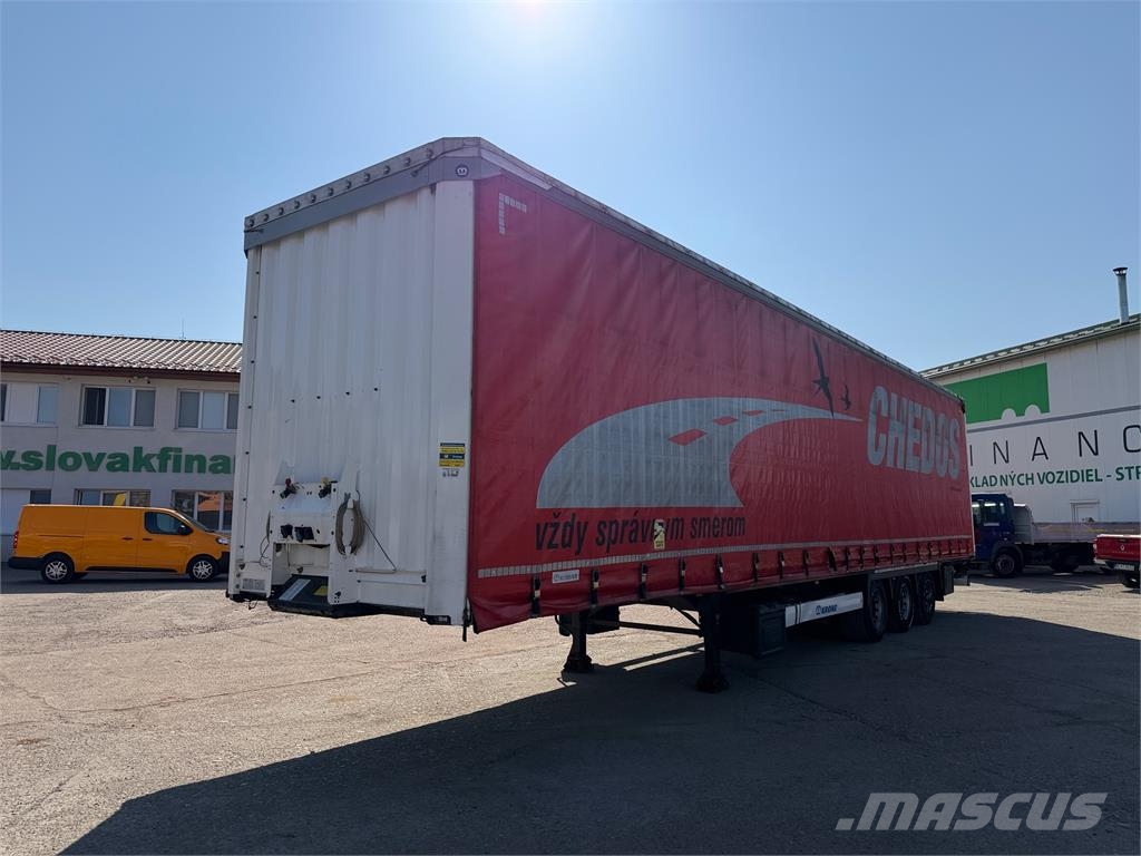 Krone SD LOWDECK trojstrannka VIN 898 Tents puspiekabes