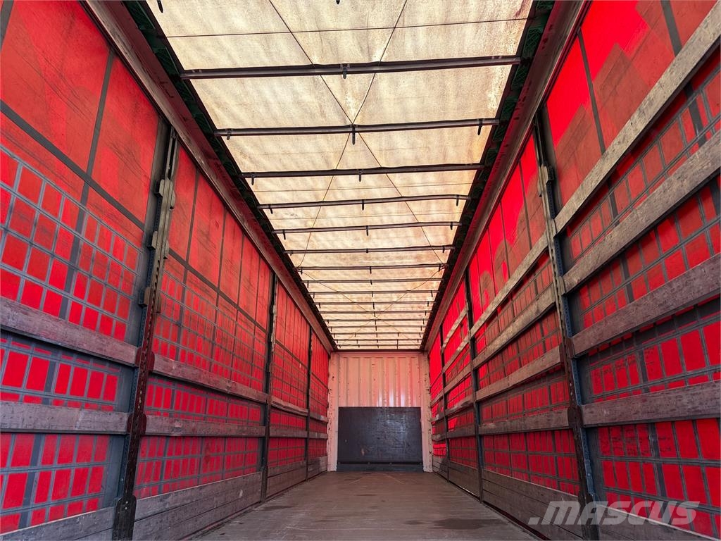 Krone SD LOWDECK trojstrannka VIN 898 Tents puspiekabes