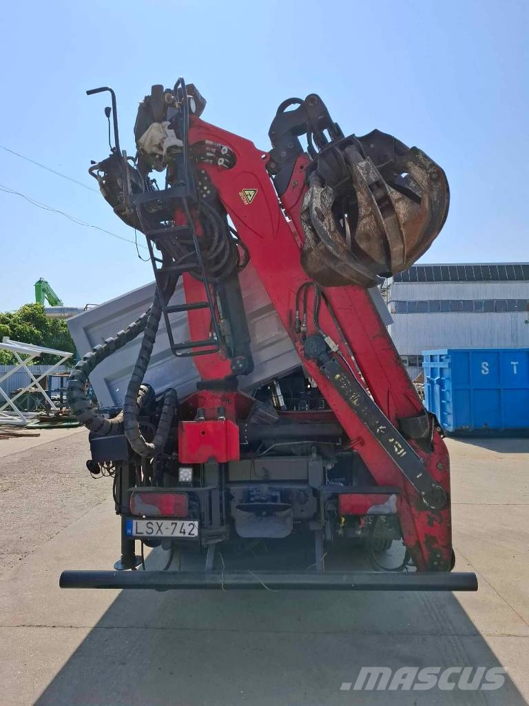 MAN TGA 26.430 6x2-2 LL fardarus polip markolókanállal شاحنات الرافعات