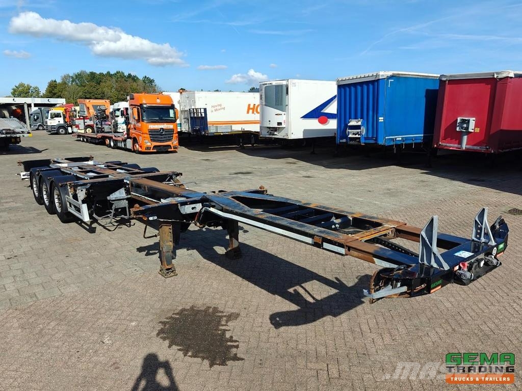 Pacton ET3 Multi - All Connections - Lift Axle - Valx Dis Konteinertreileri