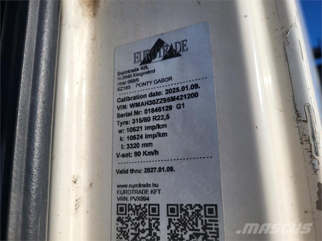 MAN TGA 26.390 6X4 BB + HR FASSI F235XP Billenő teherautók