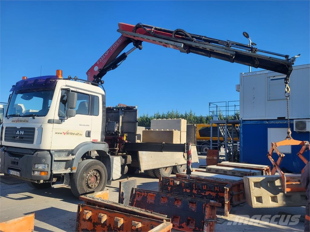 MAN TGA 26.390 6X4 BB + HR FASSI F235XP Billenő teherautók