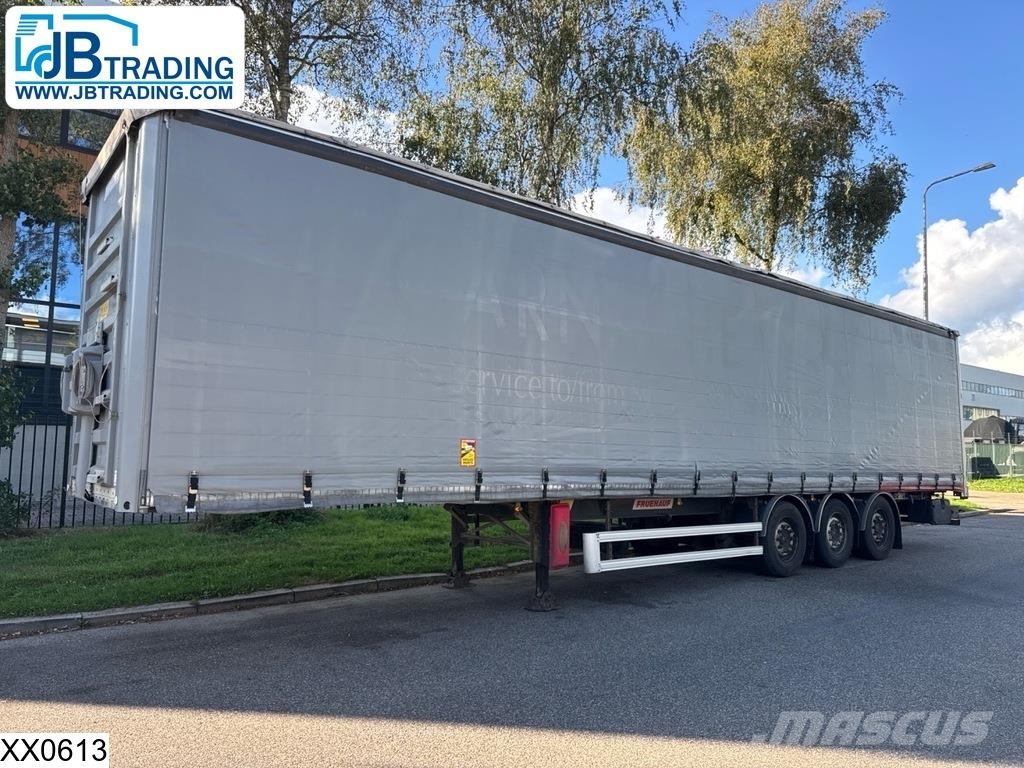 Fruehauf Tautliner Lift axle Tents puspiekabes