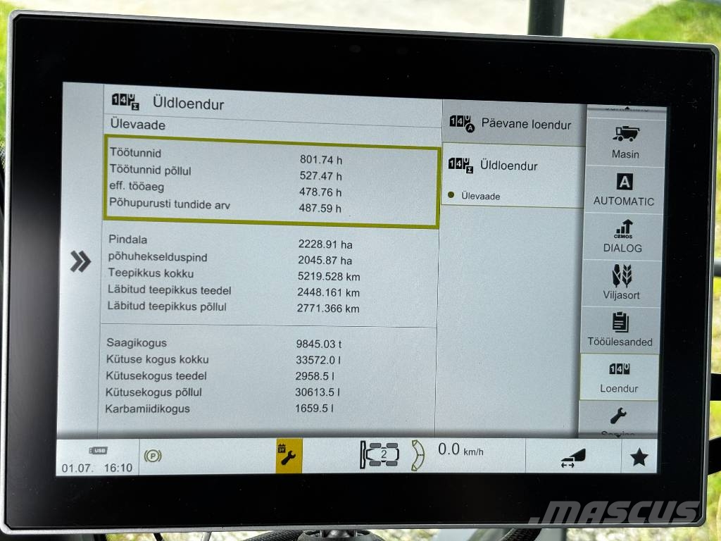 CLAAS Lexion 6900 TerraTrac Combine harvesters