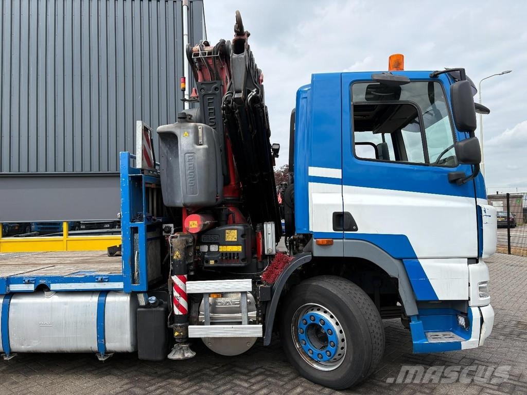 DAF CF 85.410 + FASSI F365A - 6X EXT. + REMOTE + 6X2 + Camiones portavehículos