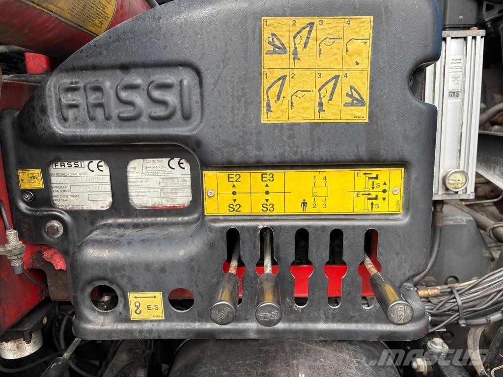 DAF CF 85.410 + FASSI F365A - 6X EXT. + REMOTE + 6X2 + Camiones portavehículos