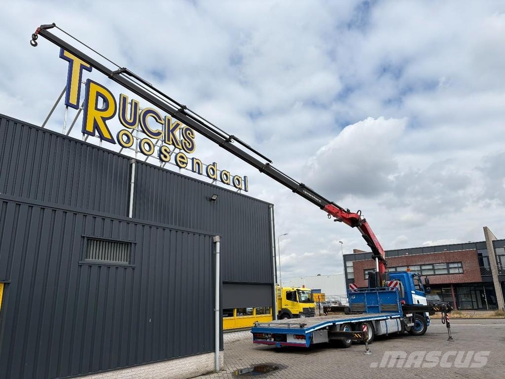 DAF CF 85.410 + FASSI F365A - 6X EXT. + REMOTE + 6X2 + Camiones portavehículos