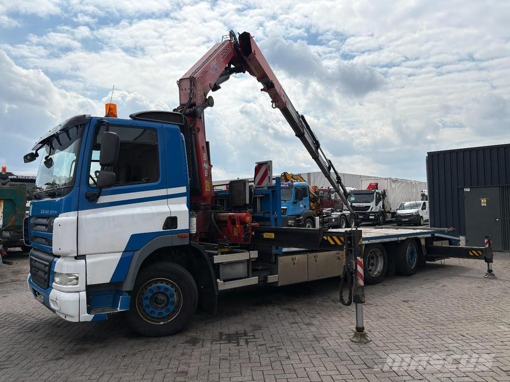 DAF CF 85.410 + FASSI F365A - 6X EXT. + REMOTE + 6X2 + Camiones portavehículos