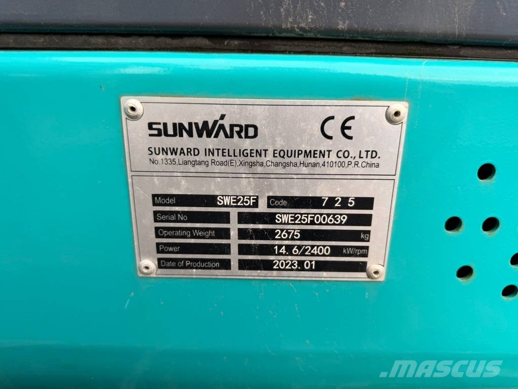 Sunward SWE 25 F Engconilla حفارات صغيرة أقل من 7 طن (حفارات صغيرة)