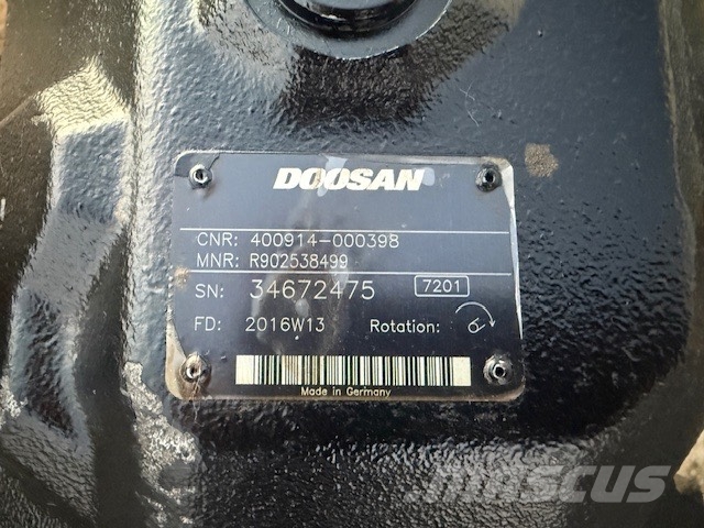 Doosan DL 250-5 USED HYDRAULIC PARTS Гидравлическая система