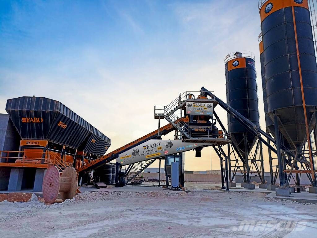 Fabo CENTRALE À BÉTON COMPACTE À BANDE  - 180 M3/H خلاطات خرسانة