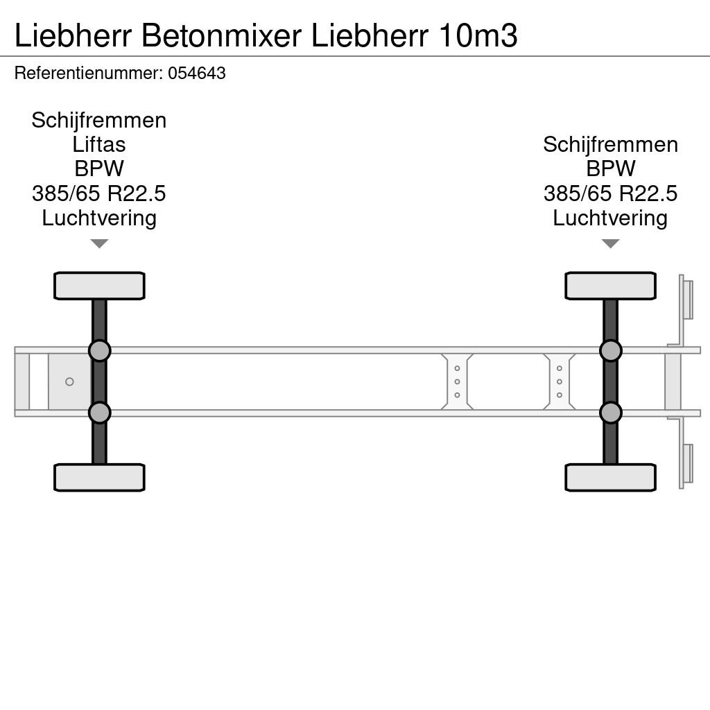 Liebherr Betonmixer Liebherr 10m3 Ostatní návěsy