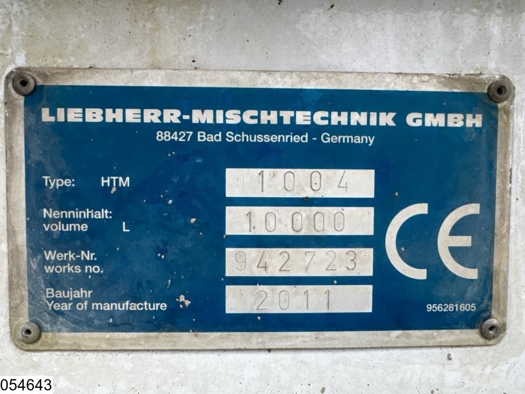 Liebherr Betonmixer Liebherr 10m3 Ostatní návěsy