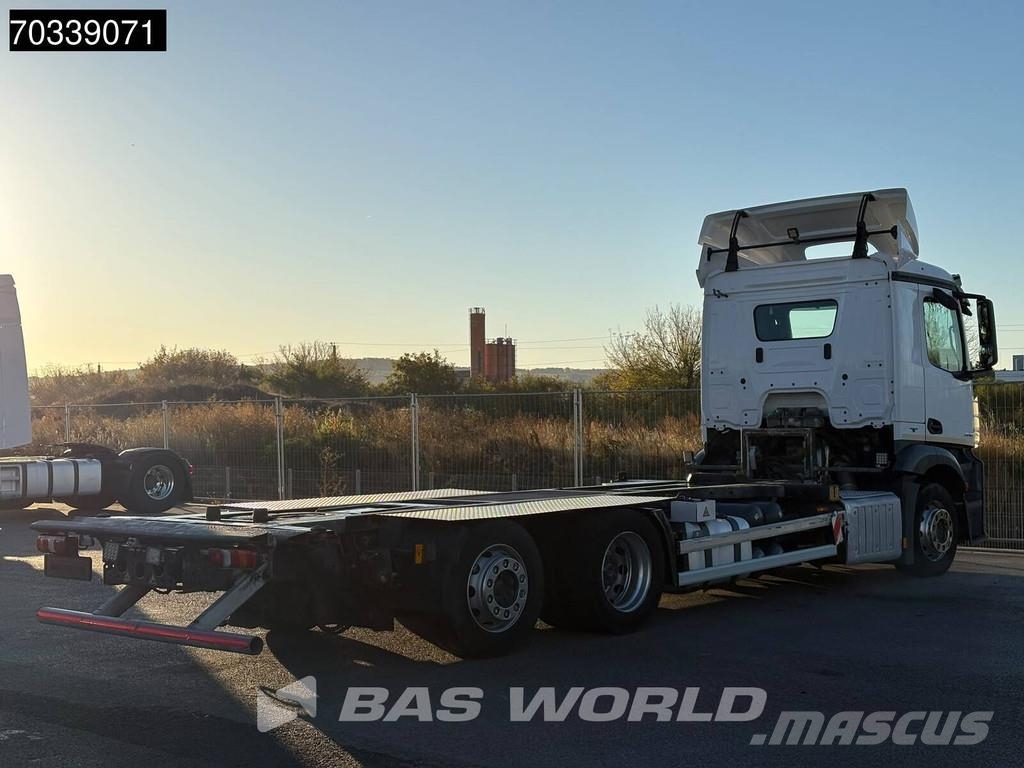 Mercedes-Benz Antos 2540 6X2 Wechselbrücke BDF fifth wheel lenk Razstavljivi tovornjaki z žičnimi dvigali