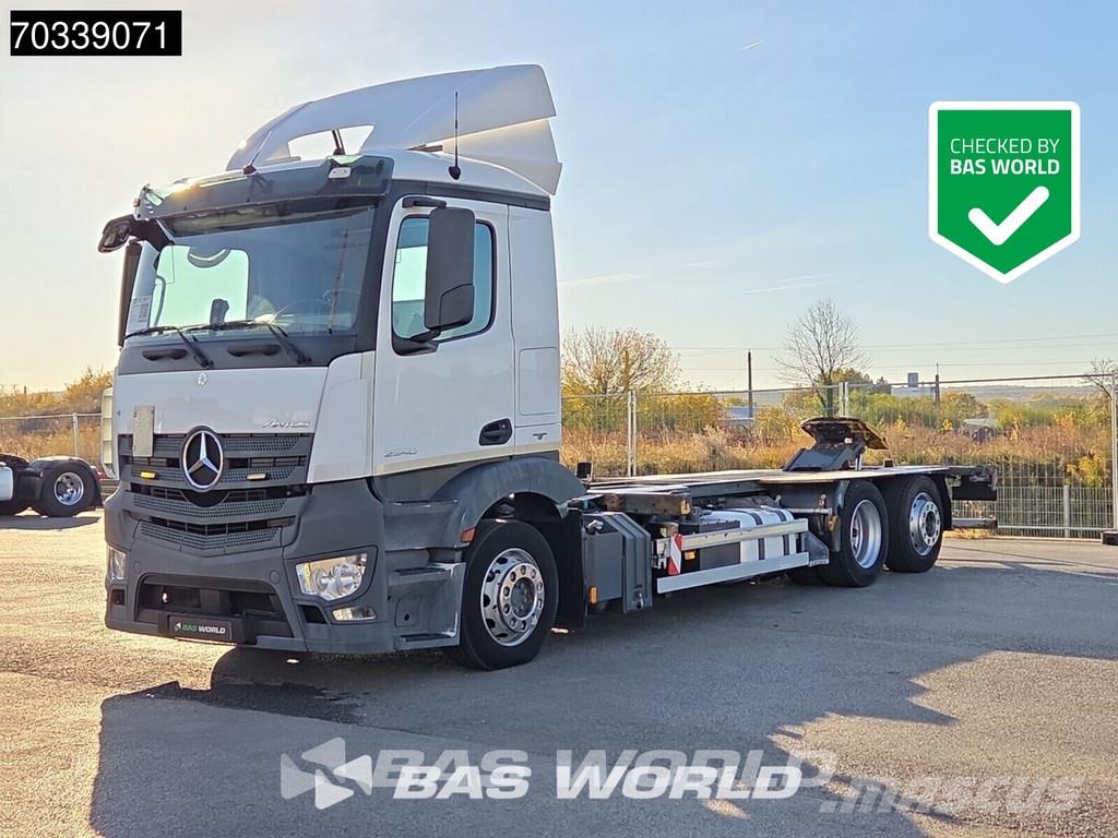 Mercedes-Benz Antos 2540 6X2 Wechselbrücke BDF fifth wheel lenk Multifunkciós teherautók