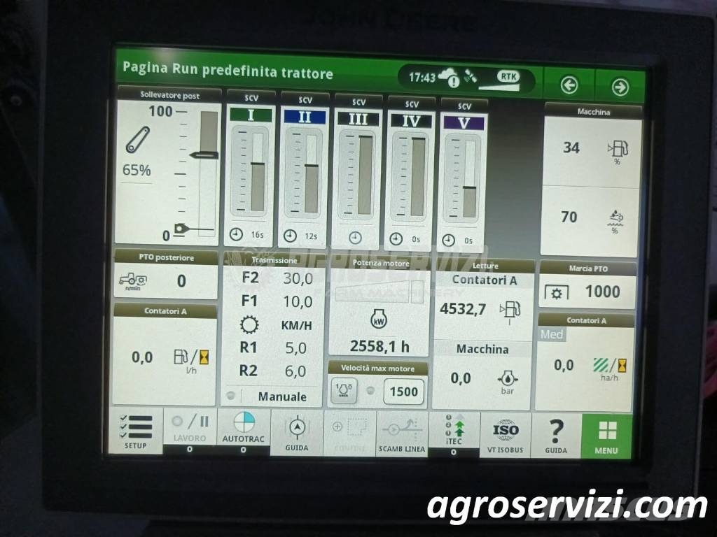 John Deere 8RX 410 Traktorit