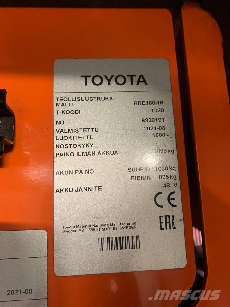 Toyota RRE 160 前伸式堆高機(叉車)