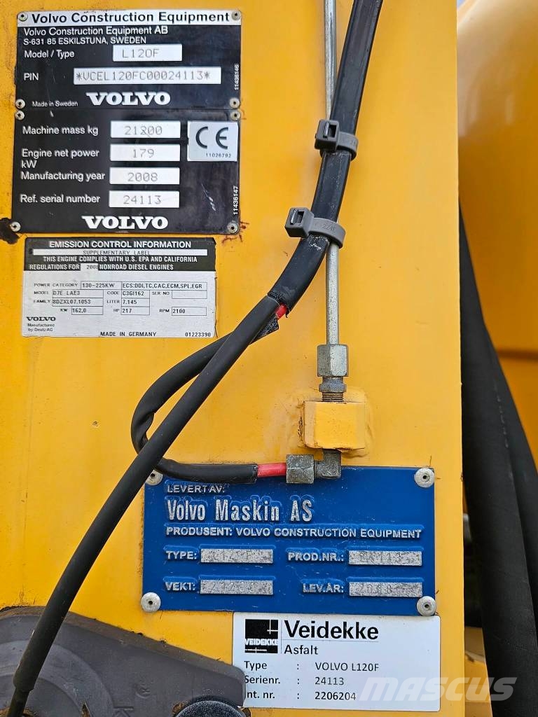 Volvo L 120 F Hjullastere