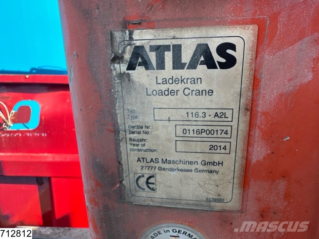 Volvo FMX 330 EURO 6, retarder, manual, Atlas Kipper