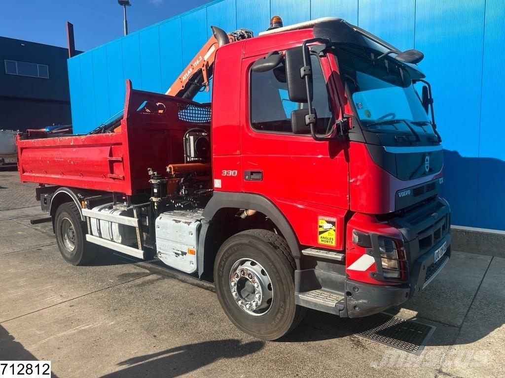 Volvo FMX 330 EURO 6, retarder, manual, Atlas Kipper