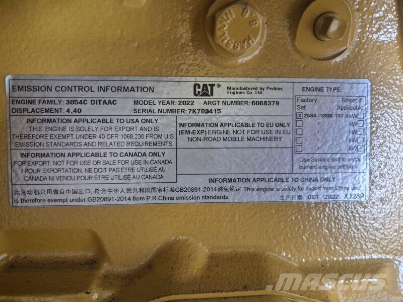 CAT 3054C DITAAC Engines