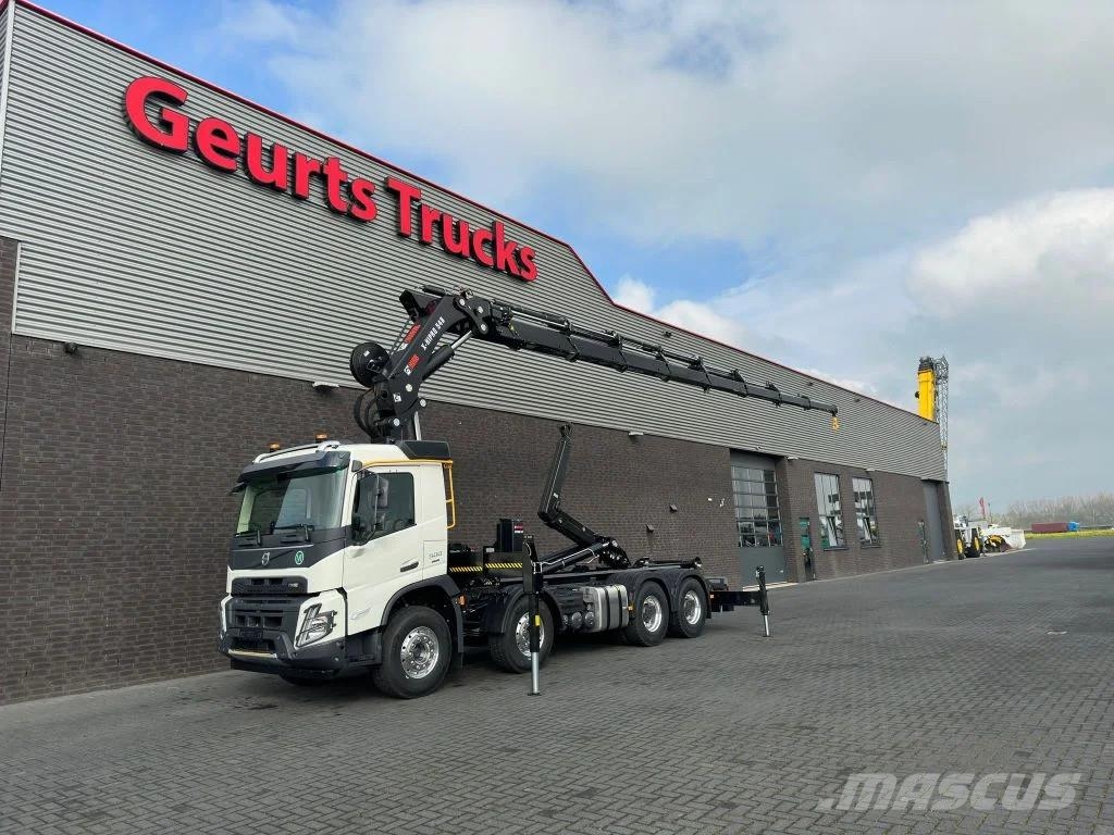 Volvo FMX 500 8X4 HIAB HAAKARM + HIAB 548 E-8 KRAAN/KRAN Kamioni sa kranom