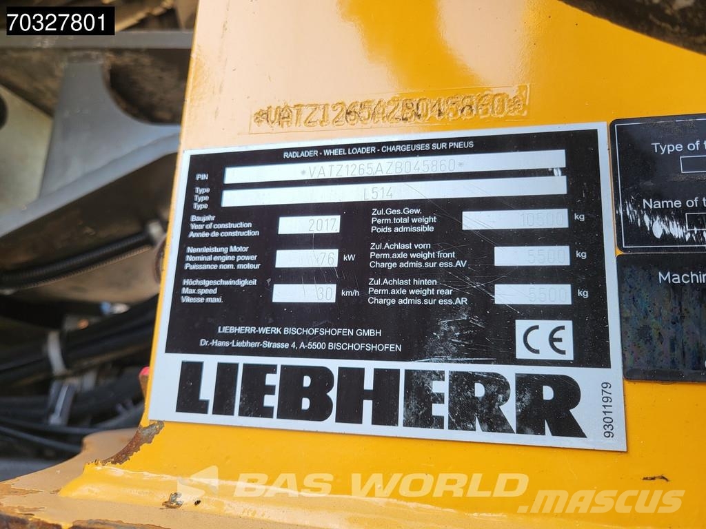 Liebherr L514 Ładowarki kołowe