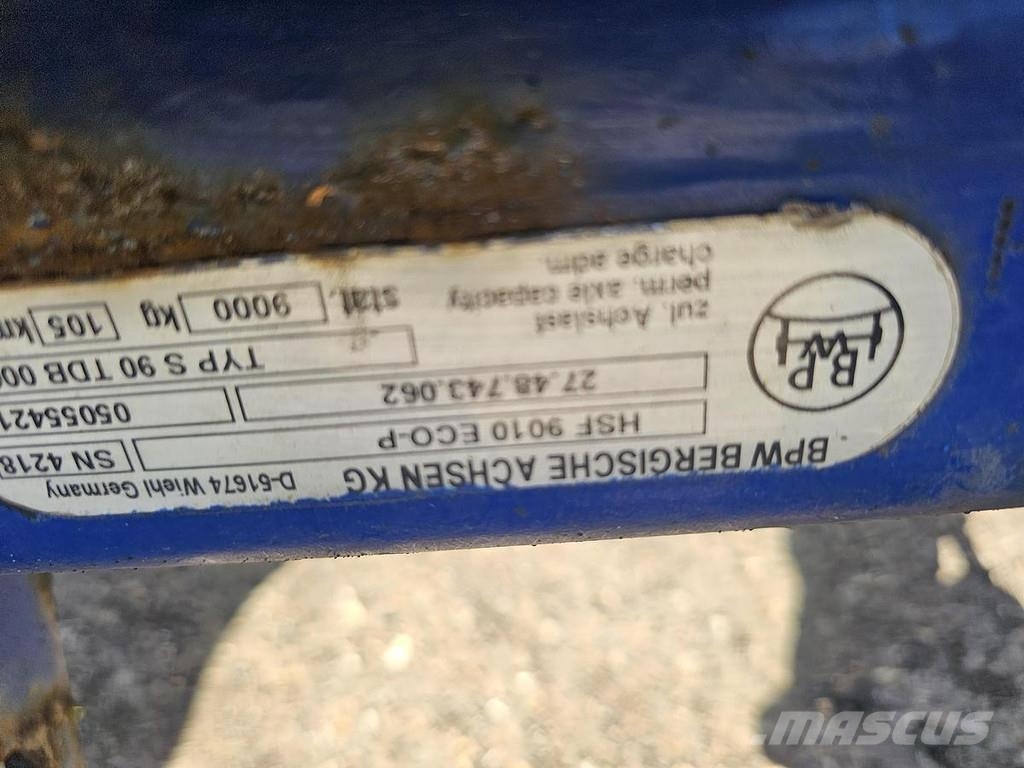BPW HSF 9010 ECO-P Ejes