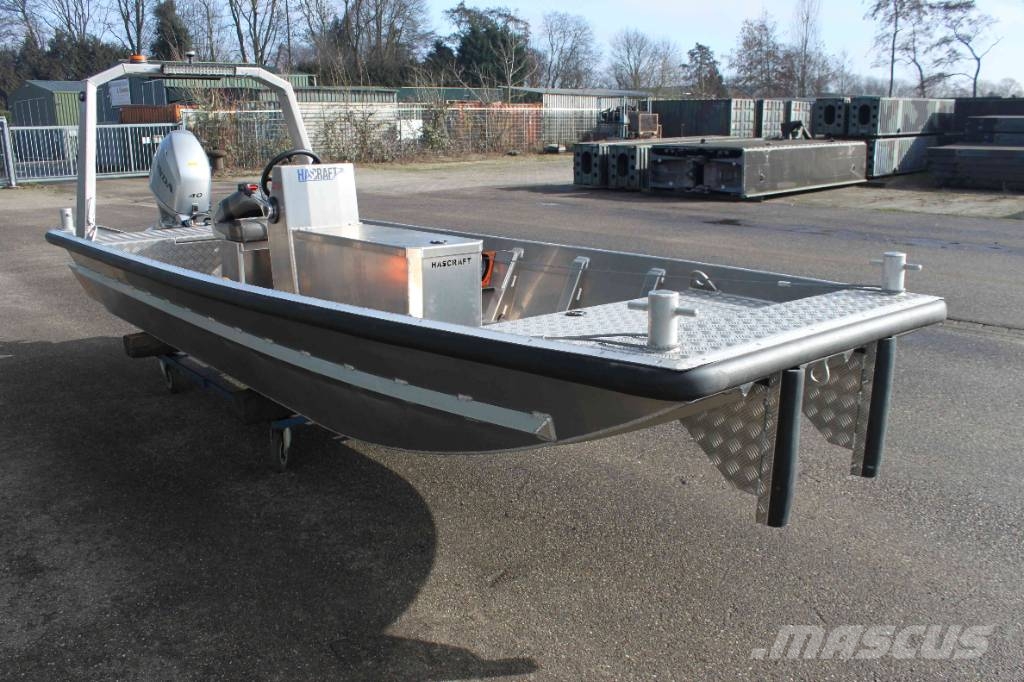  Hascraft Aluminium werkboot Work boats / barges