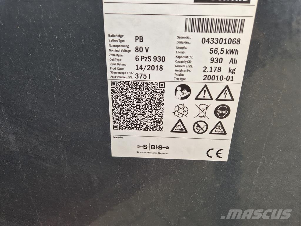 Linde E50HL 전동 지게차
