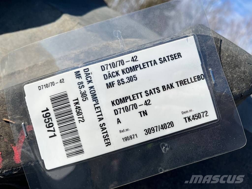 Trelleborg 710/70-R42 till Massey Ferguson 8S.305 Pneumatici, ruote e cerchioni