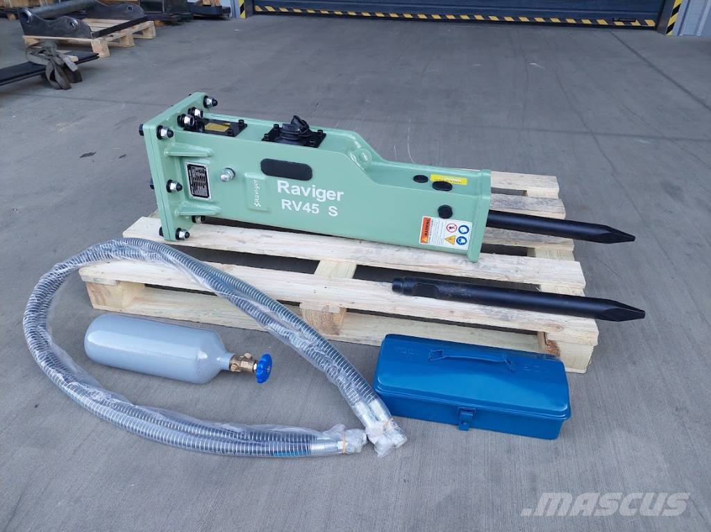 Raviger RV45 S hydraulic breaker 2-3,5 T in stock Σφυριά / Σπαστήρες
