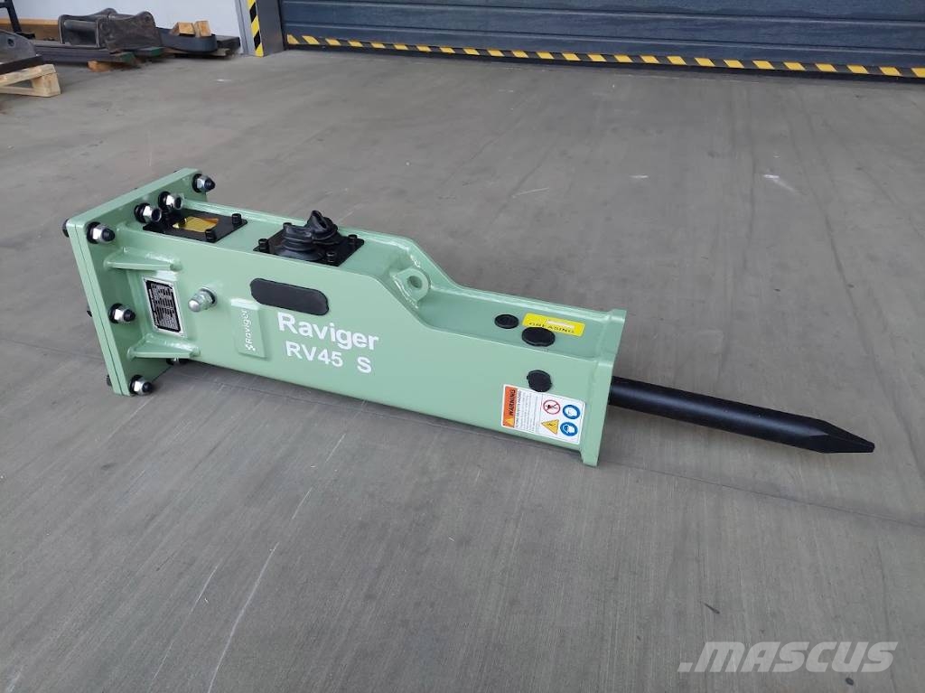 Raviger RV45 S hydraulic breaker 2-3,5 T in stock Σφυριά / Σπαστήρες