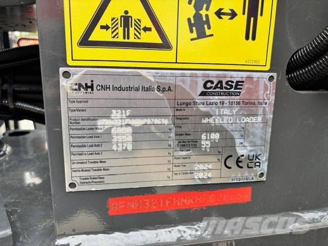 CASE 321 F / 8 KPL LISÄLAITETTA !!!! Wielladers