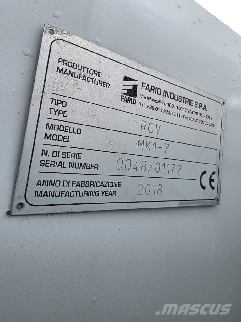 Isuzu P75 E6 Cc 5193 Cv190 Kw140 Passo 2900 E6 شاحنات المخلفات