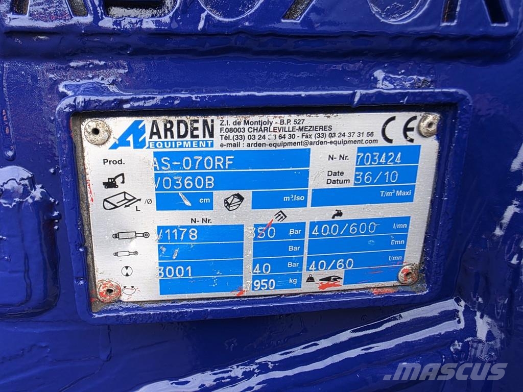 Arden Equipment AS070R scrap shear liebherr r946 liebherr r944 Grieznes