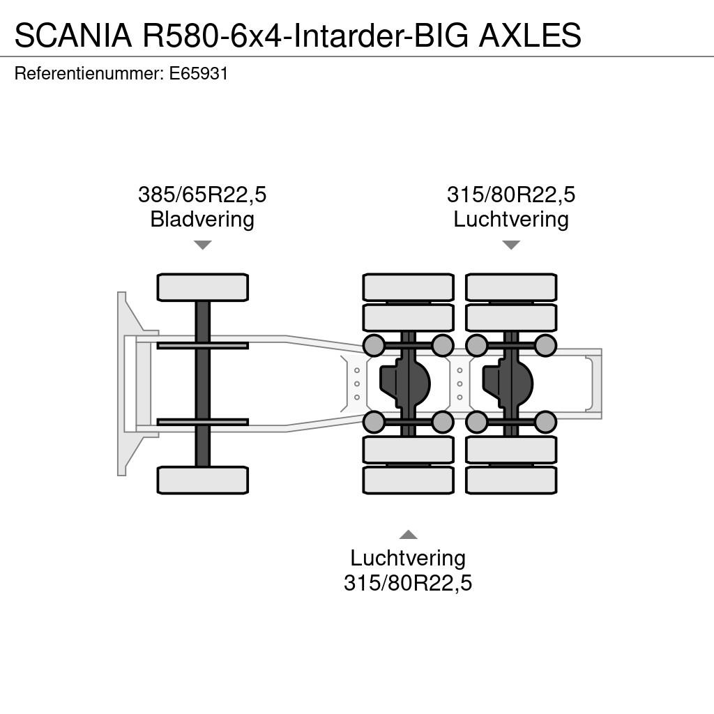 Scania R580-6x4-Intarder-BIG AXLES Trekkers