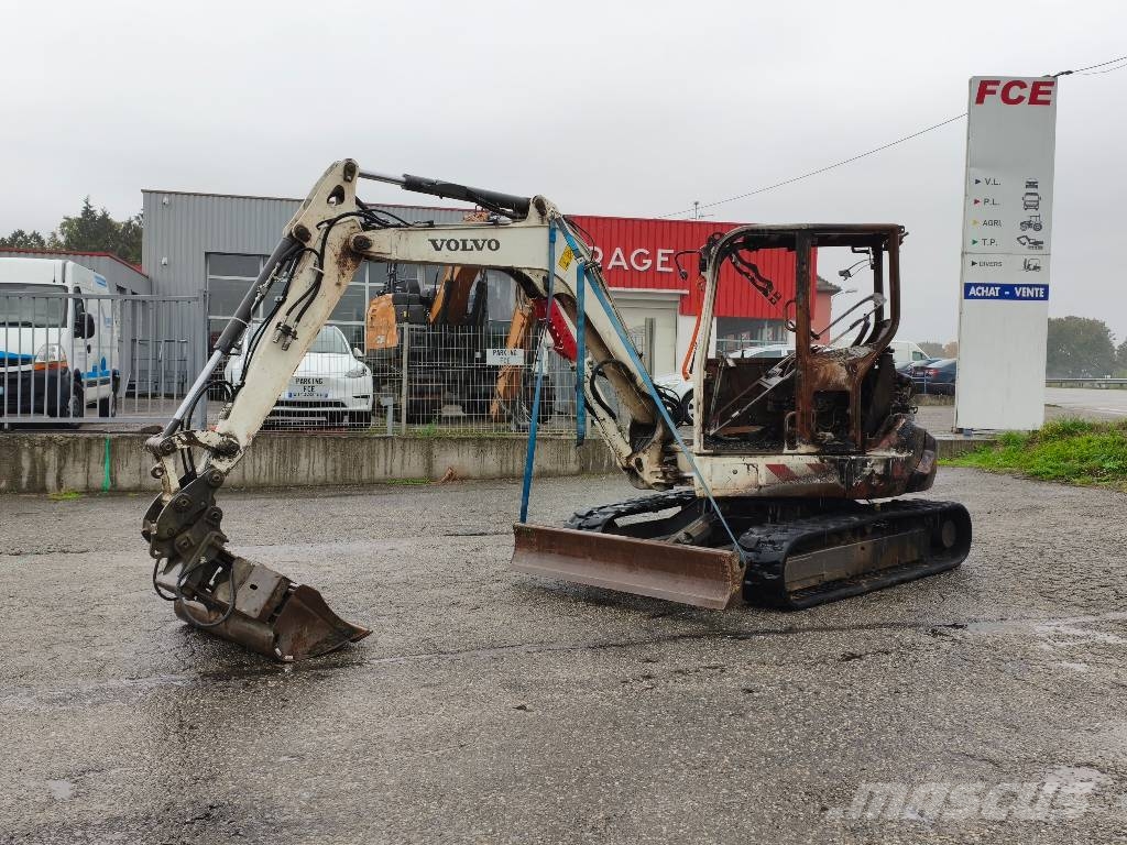 Volvo ECR58F / Certificat CE endommagée Mini bageri <7t