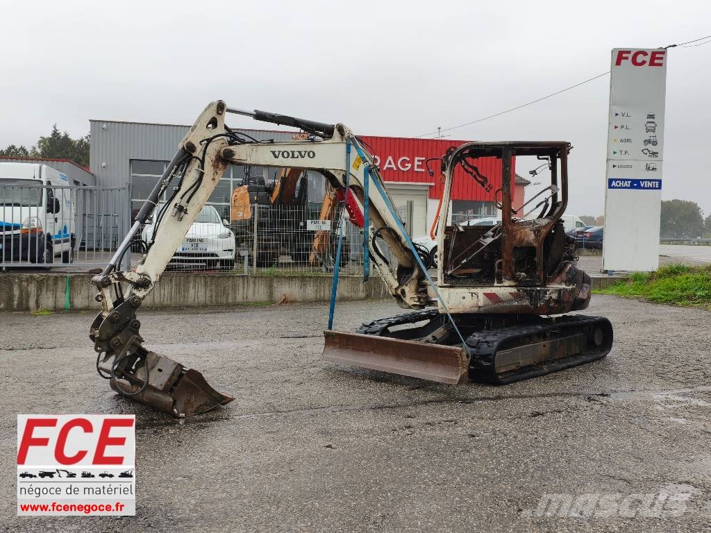 Volvo ECR58F / Certificat CE endommagée Mini bageri <7t