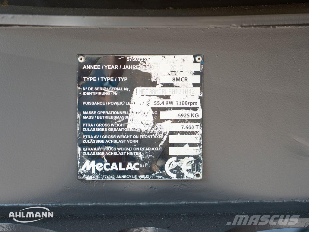 Mecalac 8 MCR Rupsgraafmachines