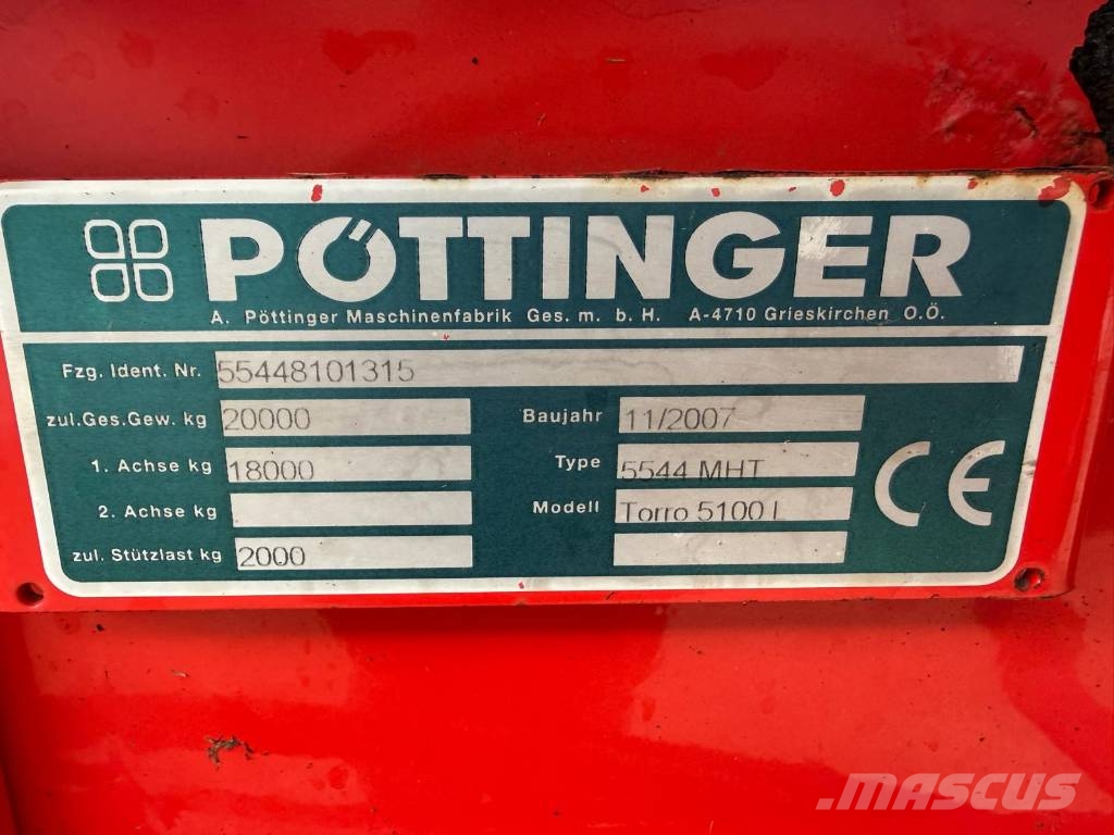 Pöttinger Torro 5100L Samozberacie vozy