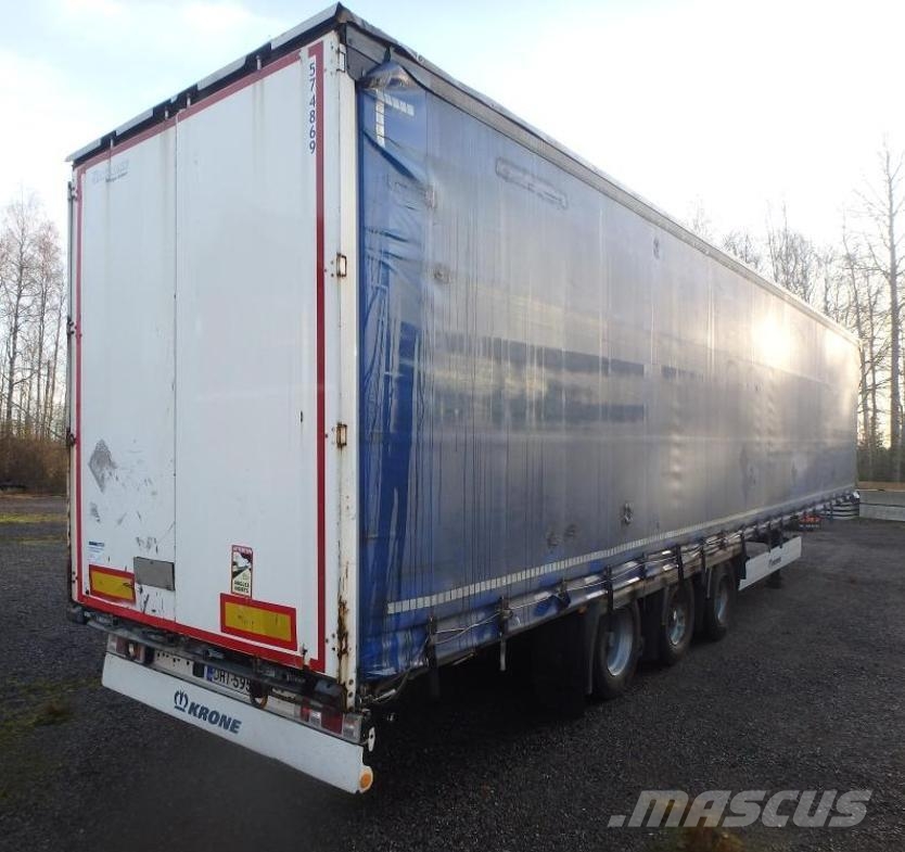 Krone Trailer Curtainsider Lifting + Sliding Roof Mega Perdeli yari çekiciler
